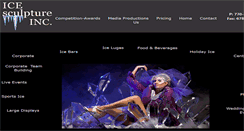 Desktop Screenshot of icesculptureinc.com